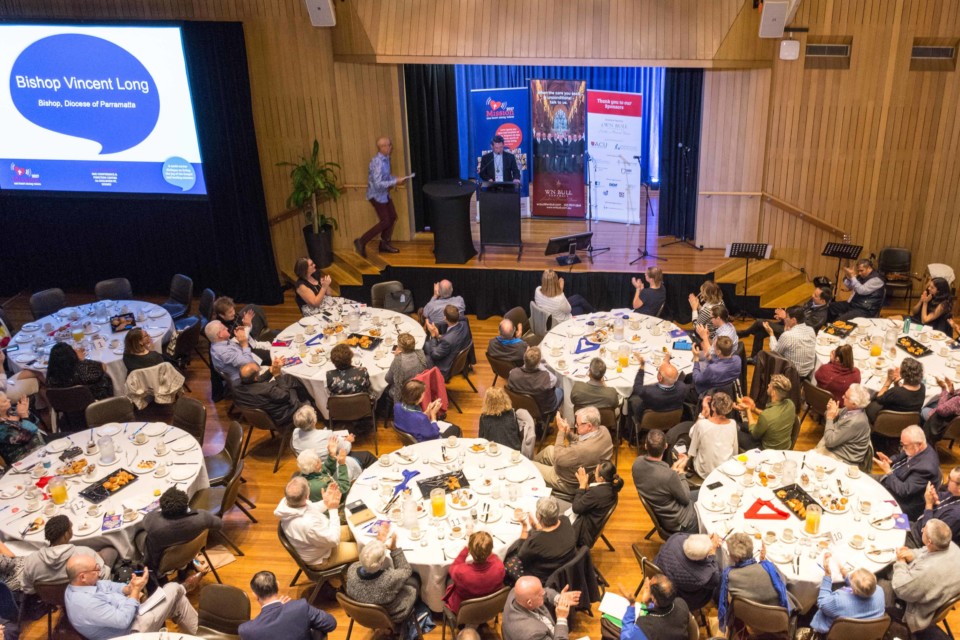 Bishop Vincent Long Delivers Breakfast Keynote 2017 Low